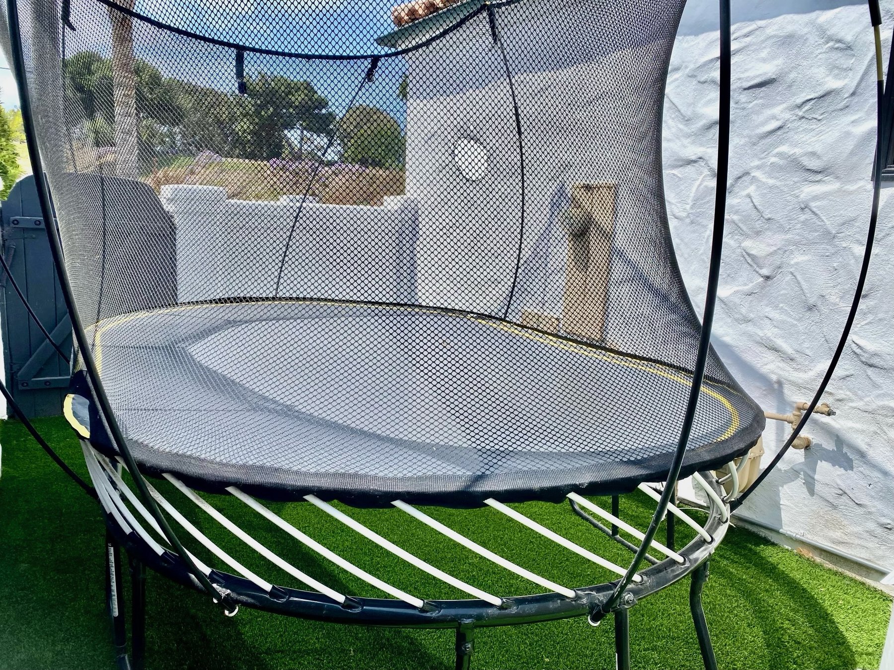 Private hot tub on the deck