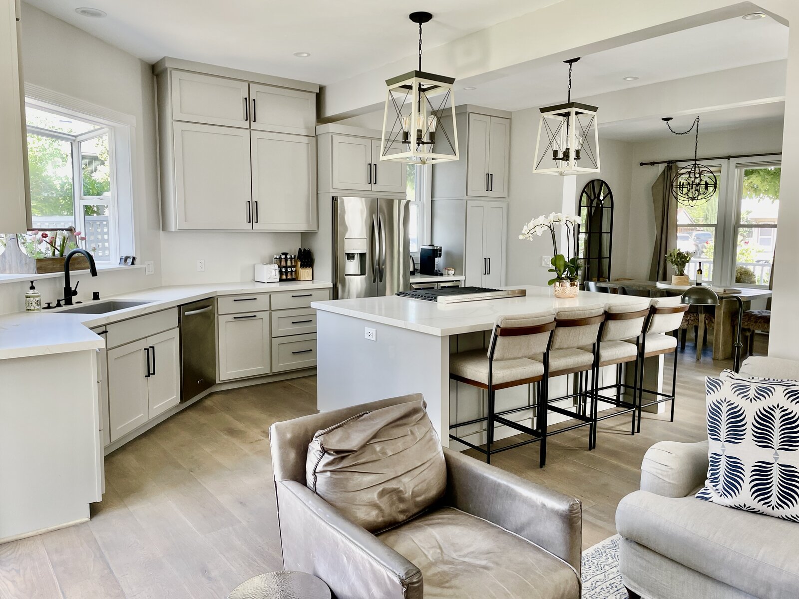 Open kitchen — the heart of the house